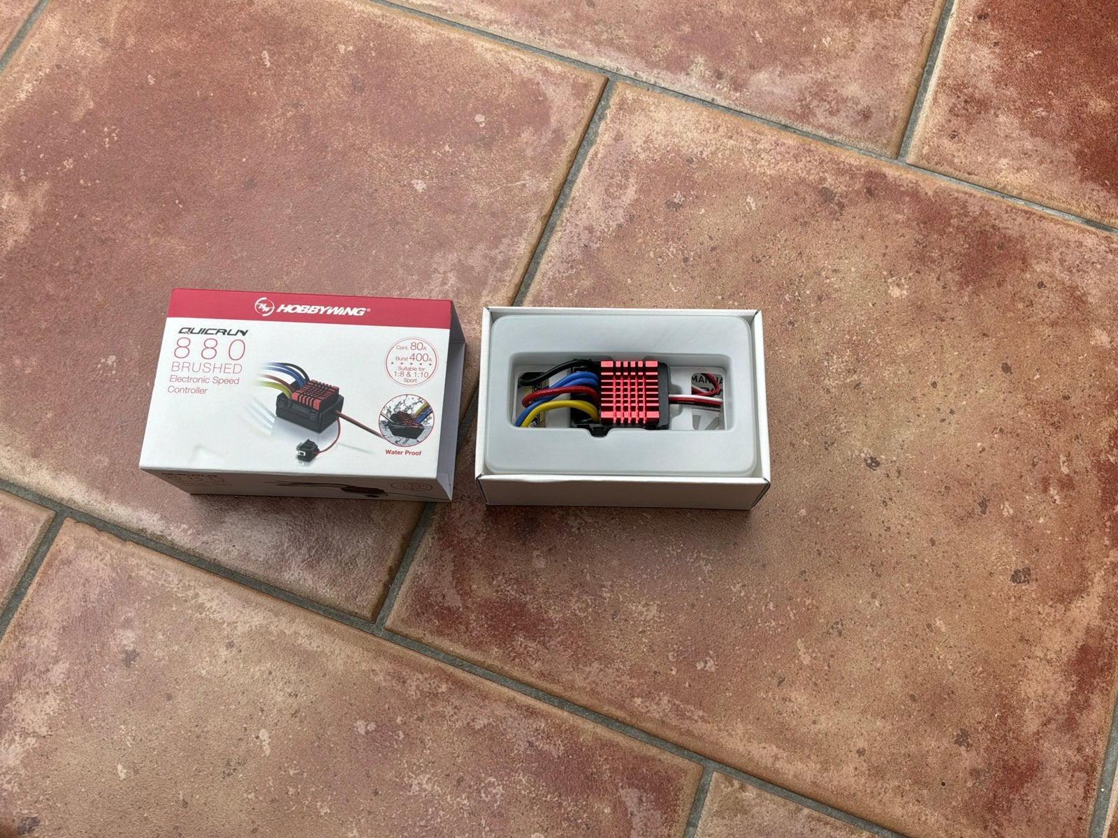 Hobbywing QuicRun 880 Brushed Speed Controller, Ophalen of Verzenden, Nieuw, Overige typen, Overige merken