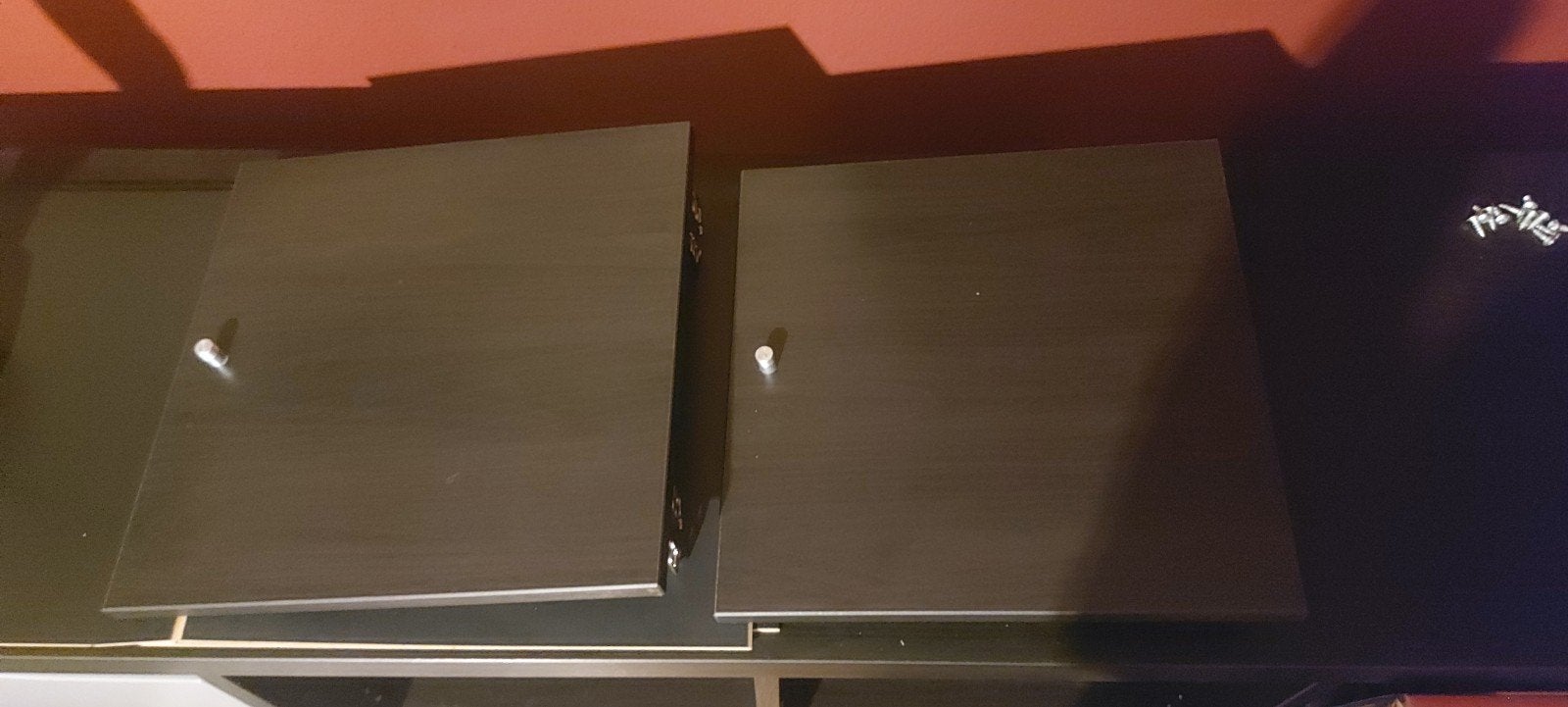 2x IKEA Kallax deurtje met inserts/achterwand, Ophalen