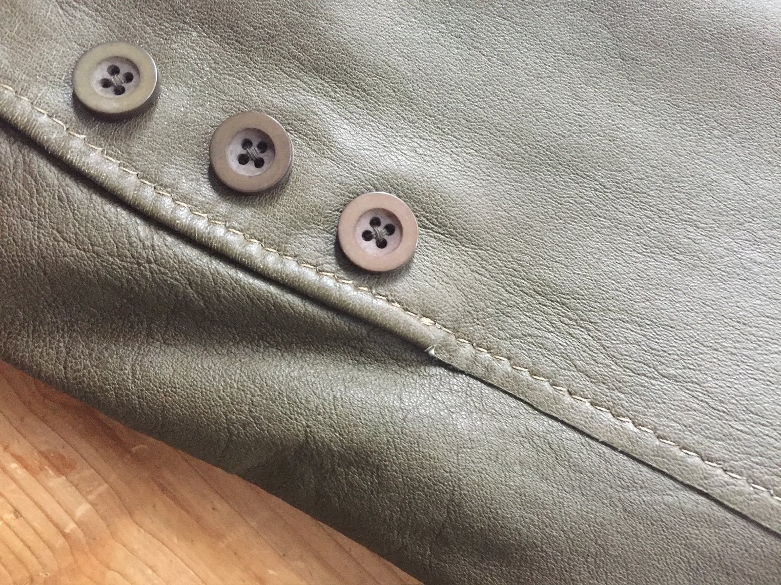 Julia Duetz leren blazer mt 46, Ophalen of Verzenden, Nieuw, Maat 46/48 (XL) of groter, Groen