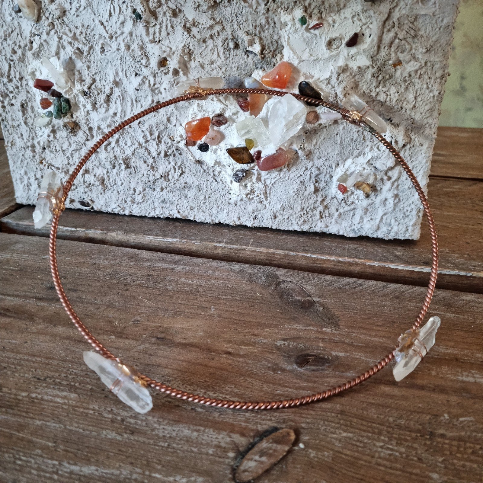 Tensor Sacred Cubit ring koper, 18 tot 19, Ophalen of Verzenden, Zo goed als nieuw, Met edelsteen