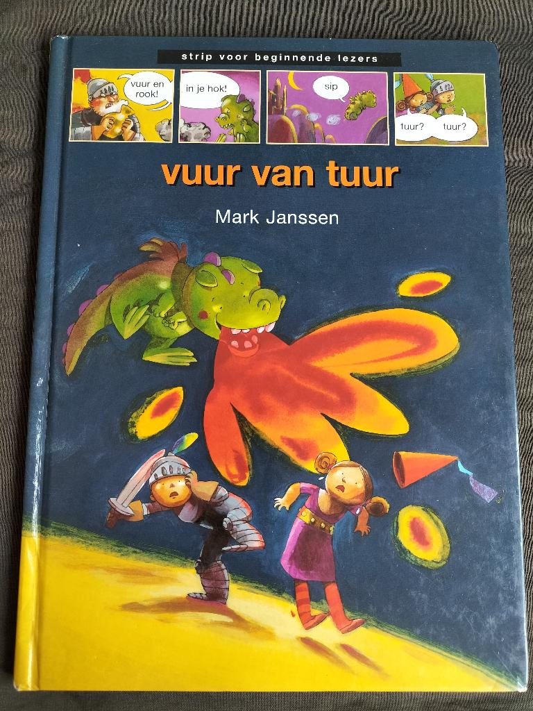 Mark Janssen - vuur van tuur / Strip - avi Start, Ophalen of Verzenden, Zo goed als nieuw, Mark Janssen, Fictie algemeen