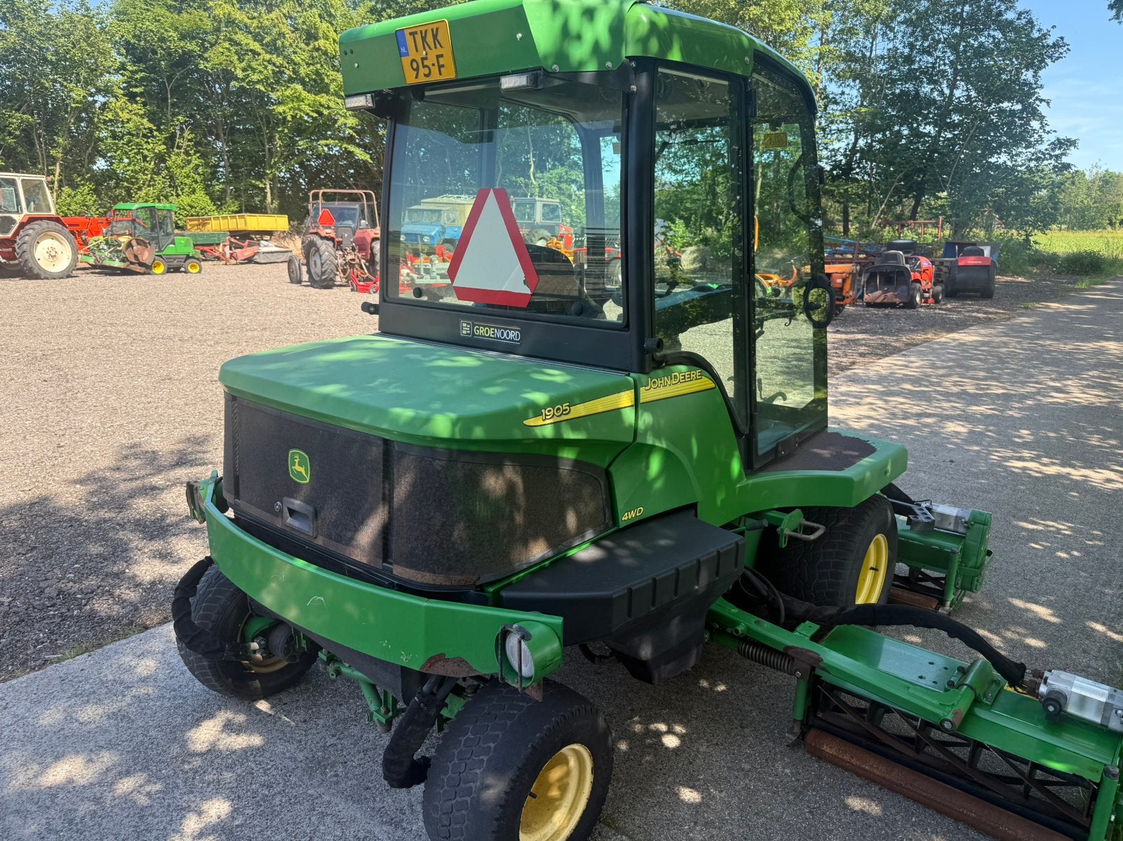 john deere 1905 kooimaaier / grasmaaier / gazonmaaier, Tuin en Terras, Ophalen of Verzenden, Gebruikt, 90 tot 120 cm