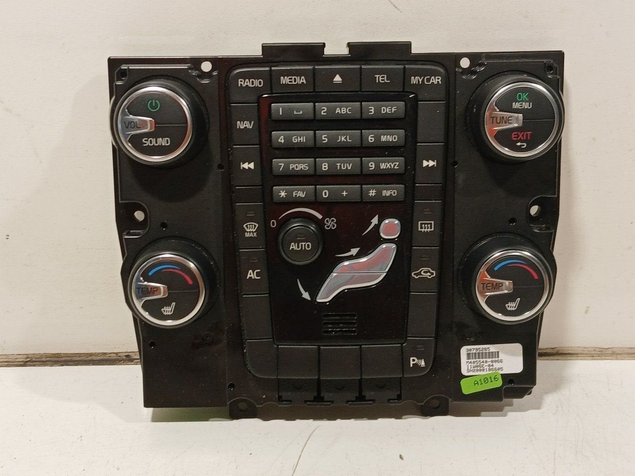 Bedieningspaneel kachel Volvo S60, Onderdelen@venauto.nl, Van der Ven Autorecycling B.V., Gebruikt, Ettenseweg 76, 4706 PB Roosendaal, The Netherlands