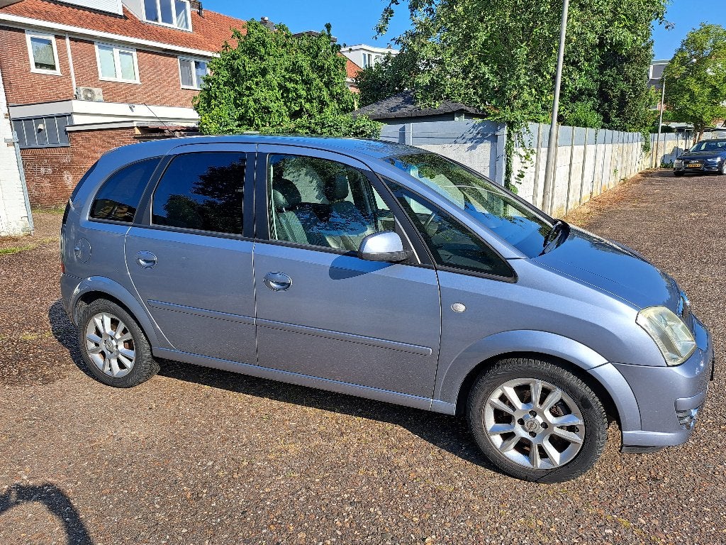 Opel Meriva 1.6 16V 77KW  automaat grijs 2010 airco, Auto's, Opel, 15 km/l, 4 cilinders, Leder en Stof, Origineel Nederlands