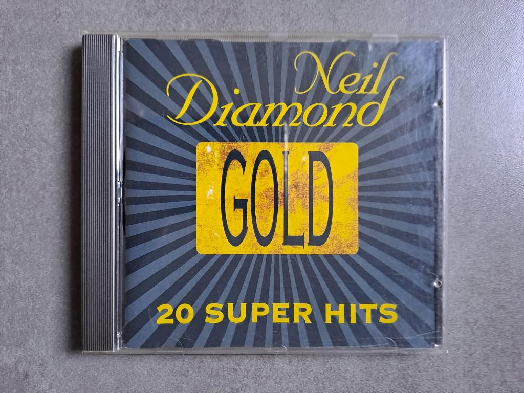 Neil Diamond - Gold 20 Super Hits, leuk best of album op cd, Ophalen of Verzenden, Gebruikt