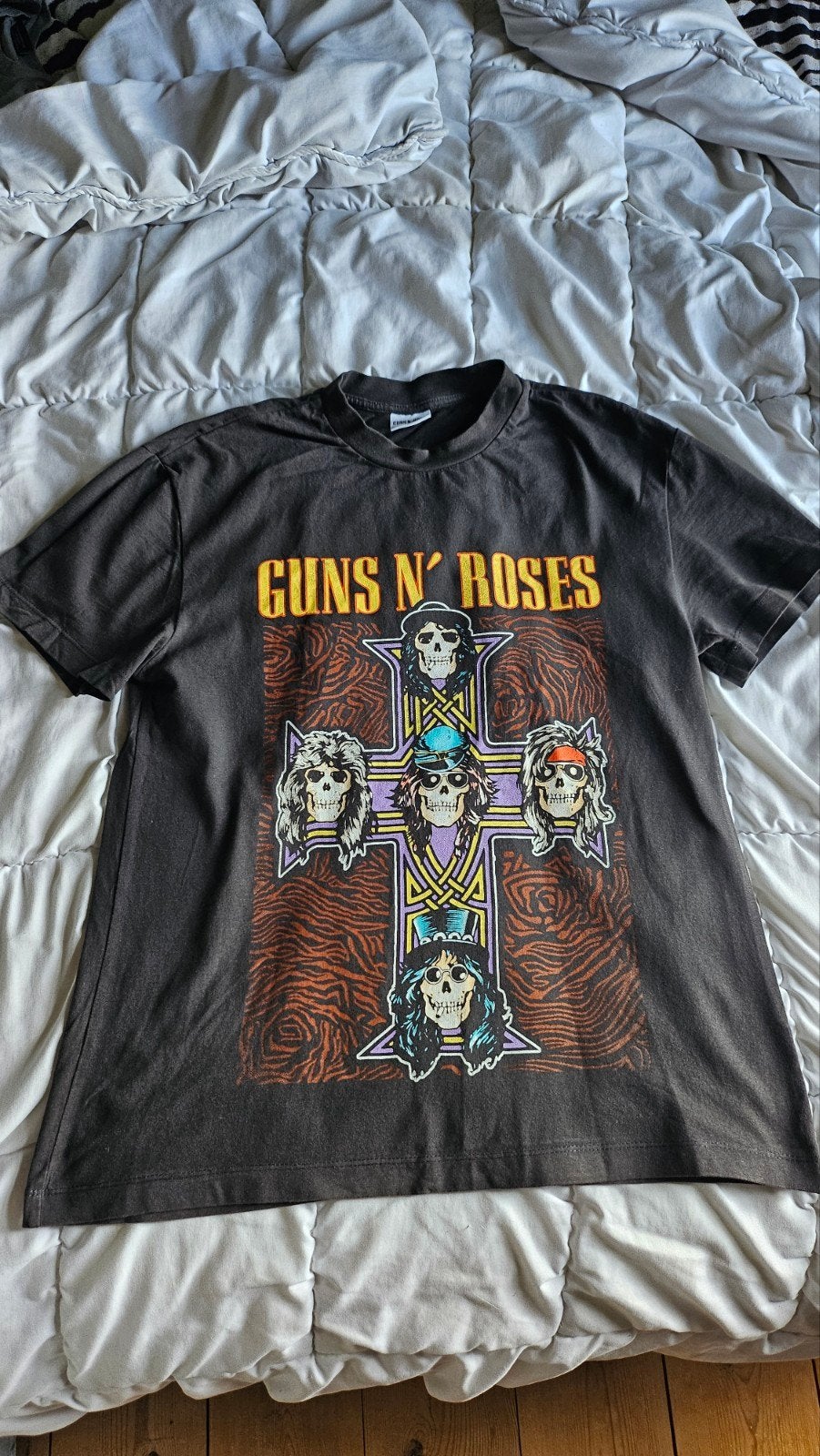 Guns n' roses t-shirt xs, Ophalen of Verzenden, Zo goed als nieuw, Maat 46 (S) of kleiner, Overige kleuren