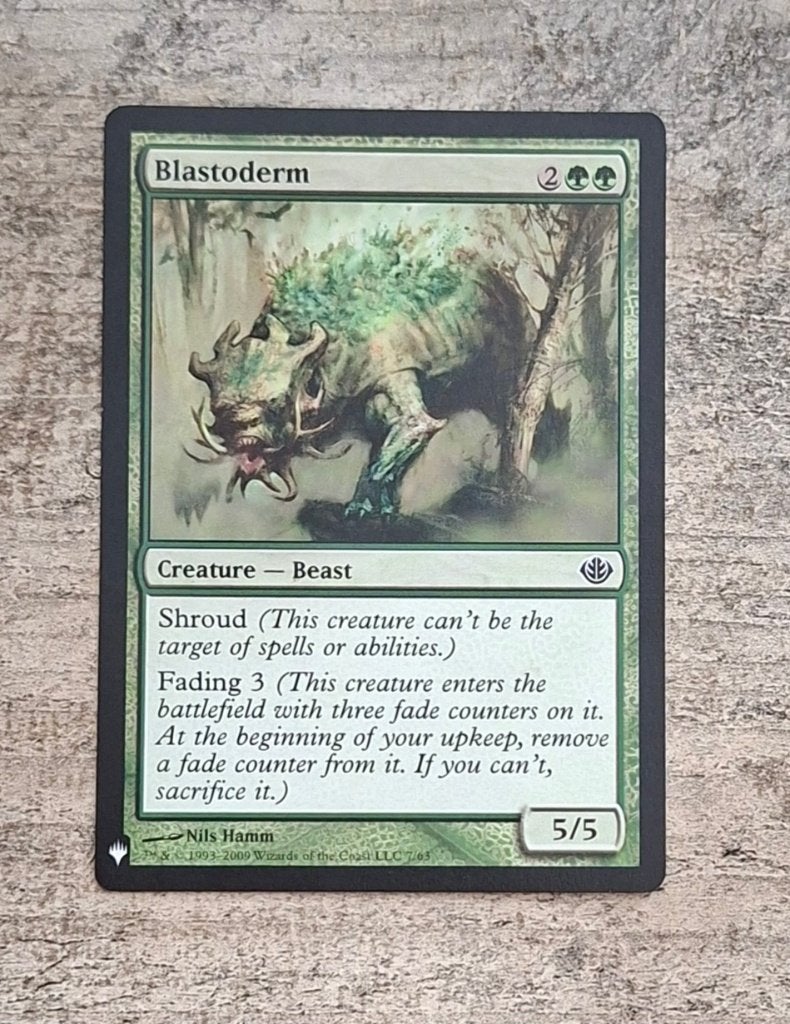 Blastoderm - Magic the Gathering, Verzenden, Gebruikt, Losse kaart