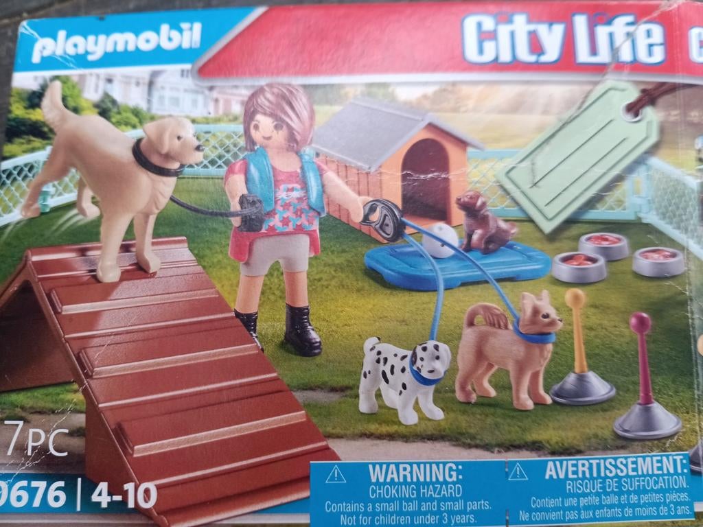 Playmobil City Life Honden Uitlaat Set - Goede Staat, Kinderen en Baby's, Speelgoed | Playmobil, Ophalen of Verzenden, Gebruikt