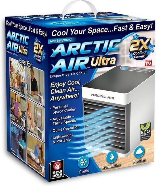 arctic storm ultra mobiele mini airco, Ophalen, Minder dan 60 m³, 3 snelheden of meer, Zo goed als nieuw