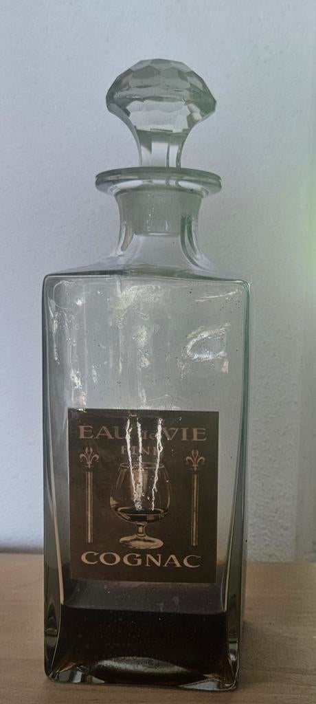 Cognac karaf met stop, Ophalen of Verzenden