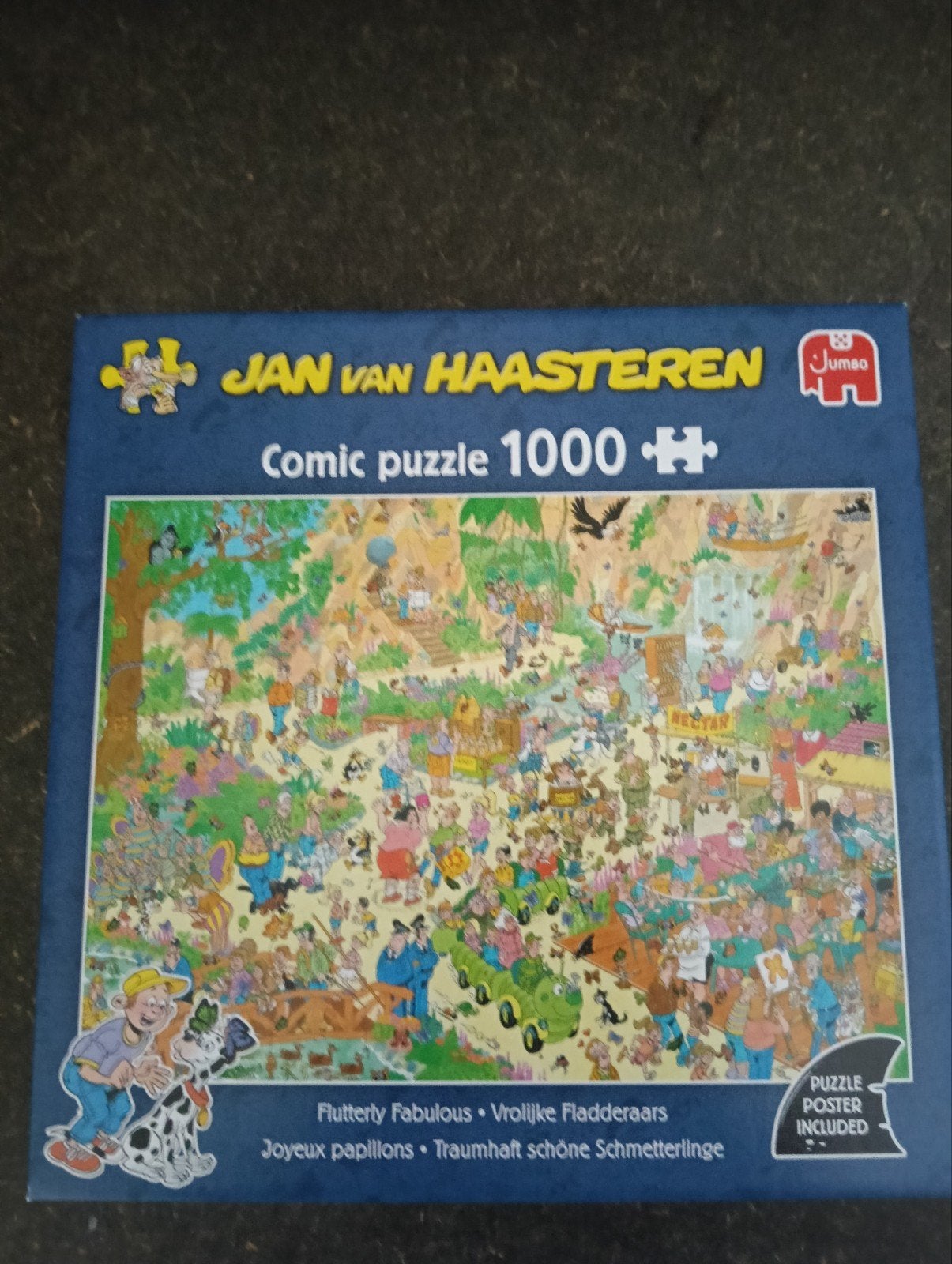 8x Jan van Haasteren puzzels 1000 stukjes, Ophalen, 500 t/m 1500 stukjes, Zo goed als nieuw