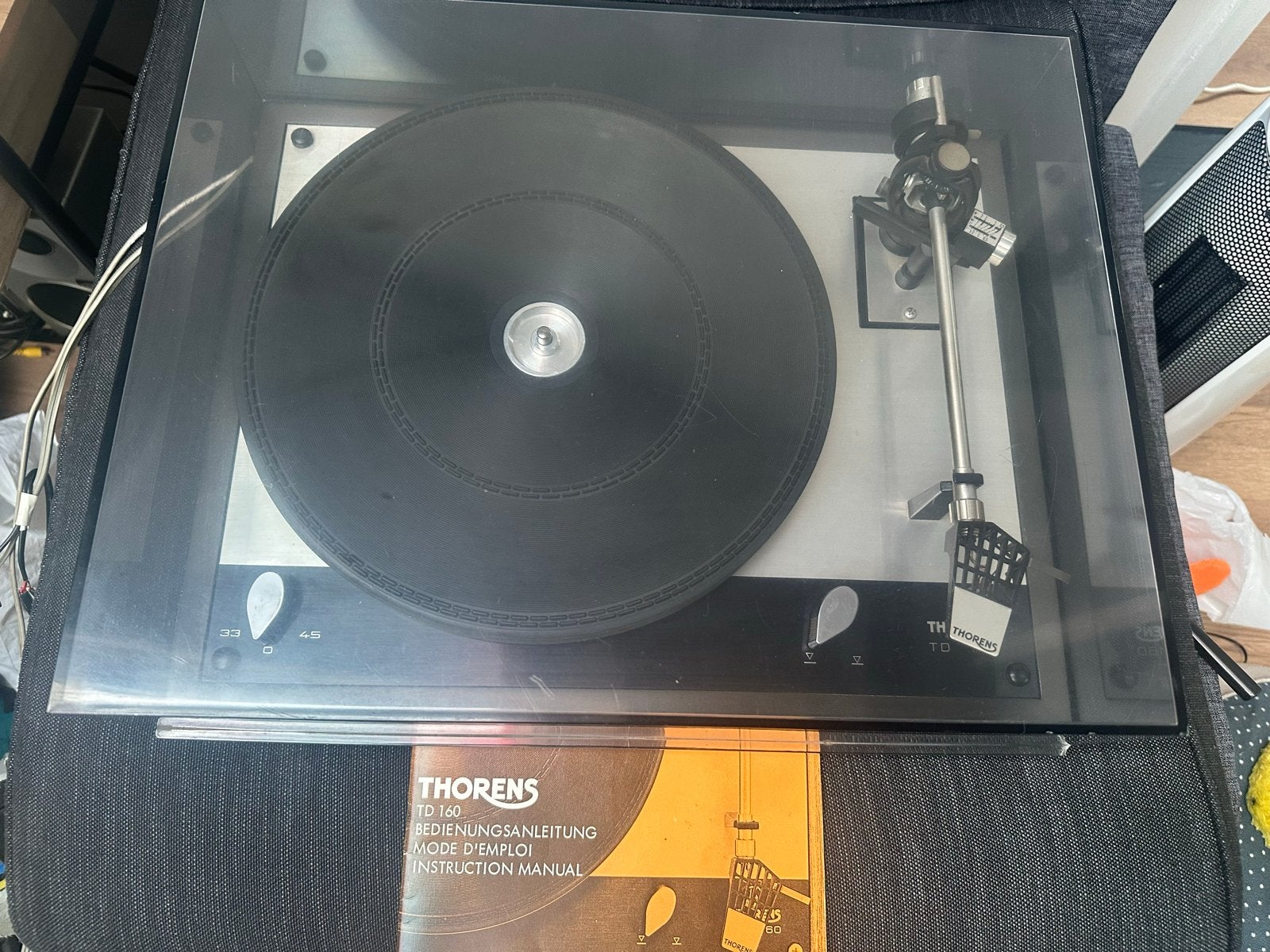 Thorens TD 160 Platenspeler - Klassieke Hifi, Ophalen of Verzenden, Gebruikt, Platenspeler, Thorens