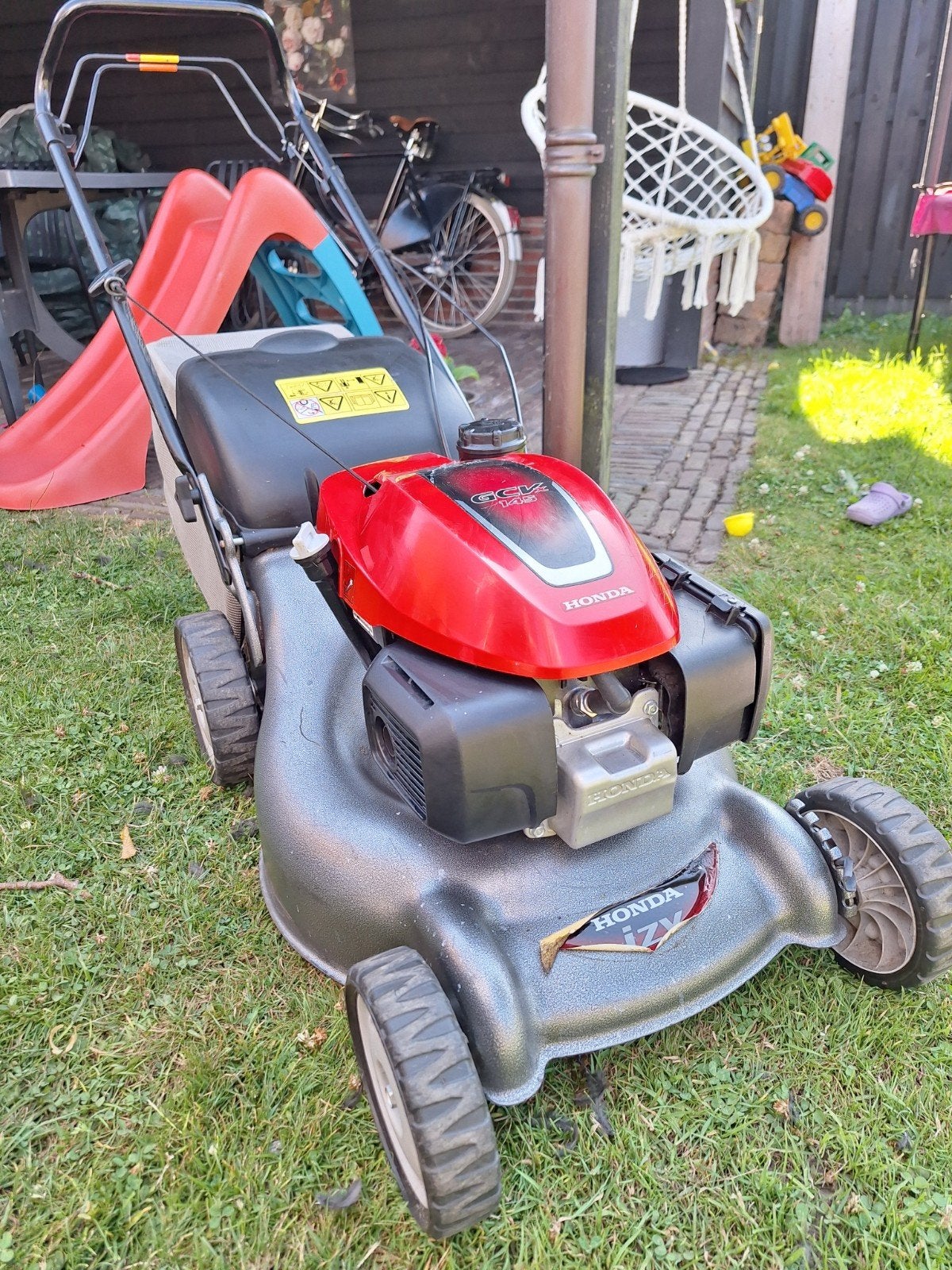 Honda HRG466C1 SKEH Benzine Grasmaaier, Ophalen, Cirkelmaaier, Honda, Gebruikt