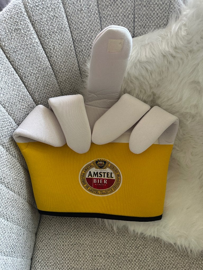 Amstel steekhoed, Verzamelen, Biermerken, Ophalen of Verzenden, Zo goed als nieuw, Kleding, Amstel