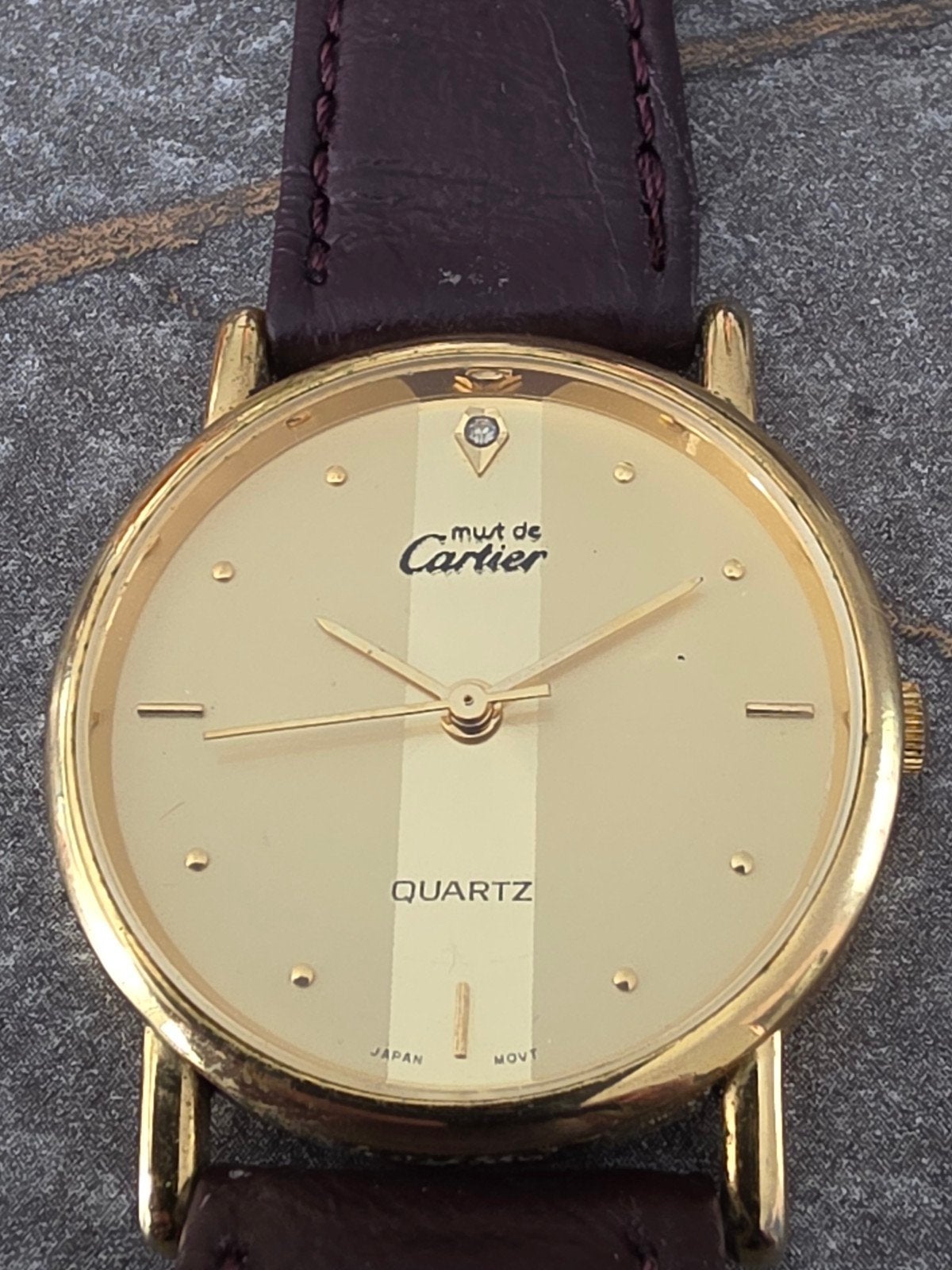 Cartier Quartz horloge - Must de Cartier, Overige merken, Polshorloge, Ophalen of Verzenden, Goud