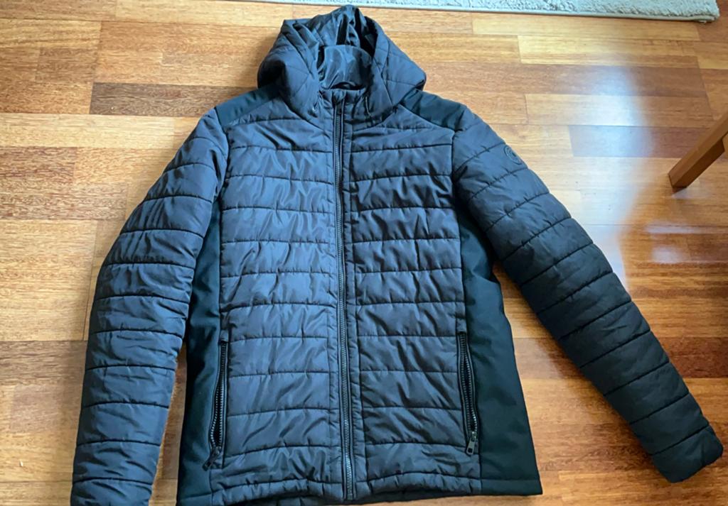 Cars jeans winterjas maat 176 zwart zgan!, Ophalen of Verzenden, Zo goed als nieuw, Jongen, Jas