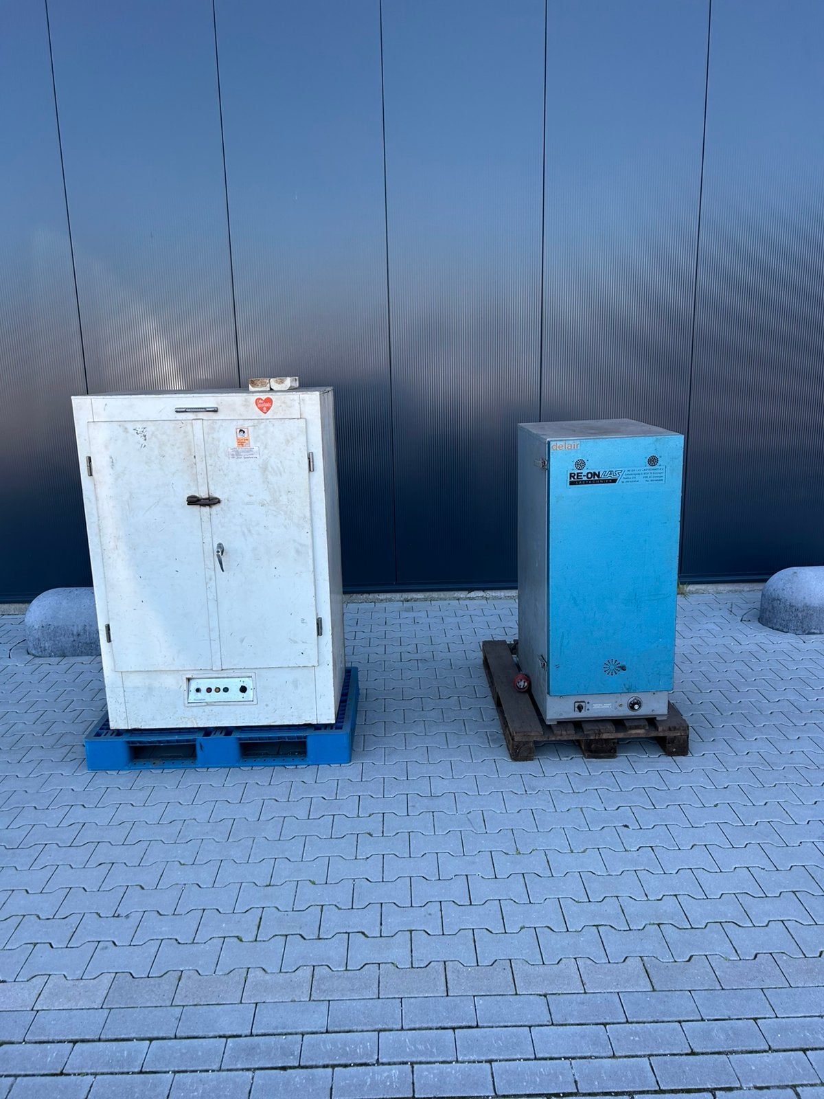 2x professionele droogkast / droogoven – 380V, Ophalen, Gebruikt