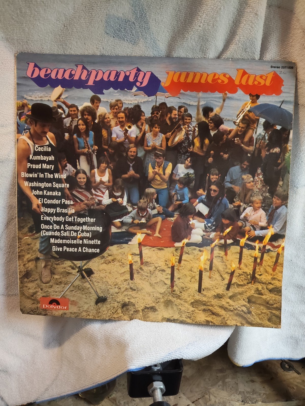 James Last - Beachparty LP (Polydor, Stereo 2371039), LP, Gebruikt, Overige genres, Ophalen of Verzenden