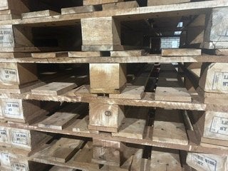 pallets eenmalige (800x1200), Ophalen, Zo goed als nieuw, 50 mm of meer, Pallet