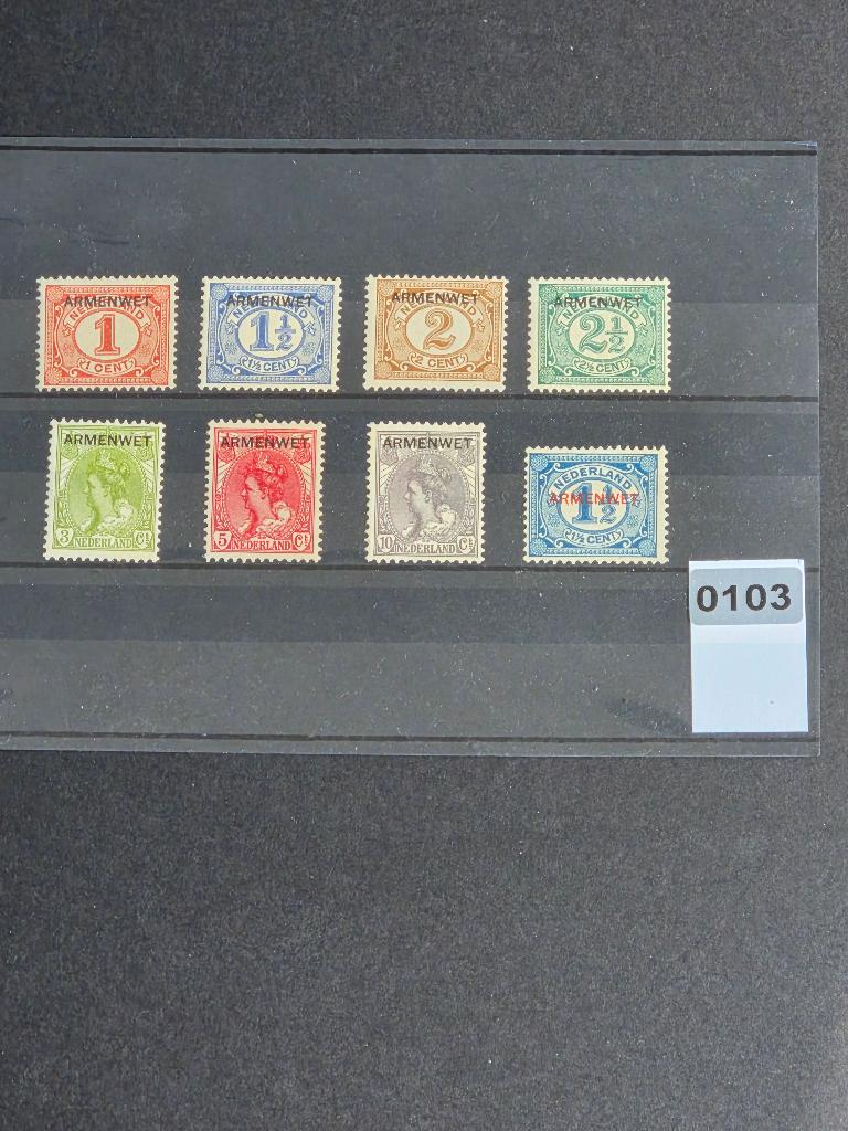 Postzegels Nederland  (103)  Armenwet  P.F., Postzegels en Munten, Postzegels | Nederland, Ophalen of Verzenden, T/m 1940, Postfris