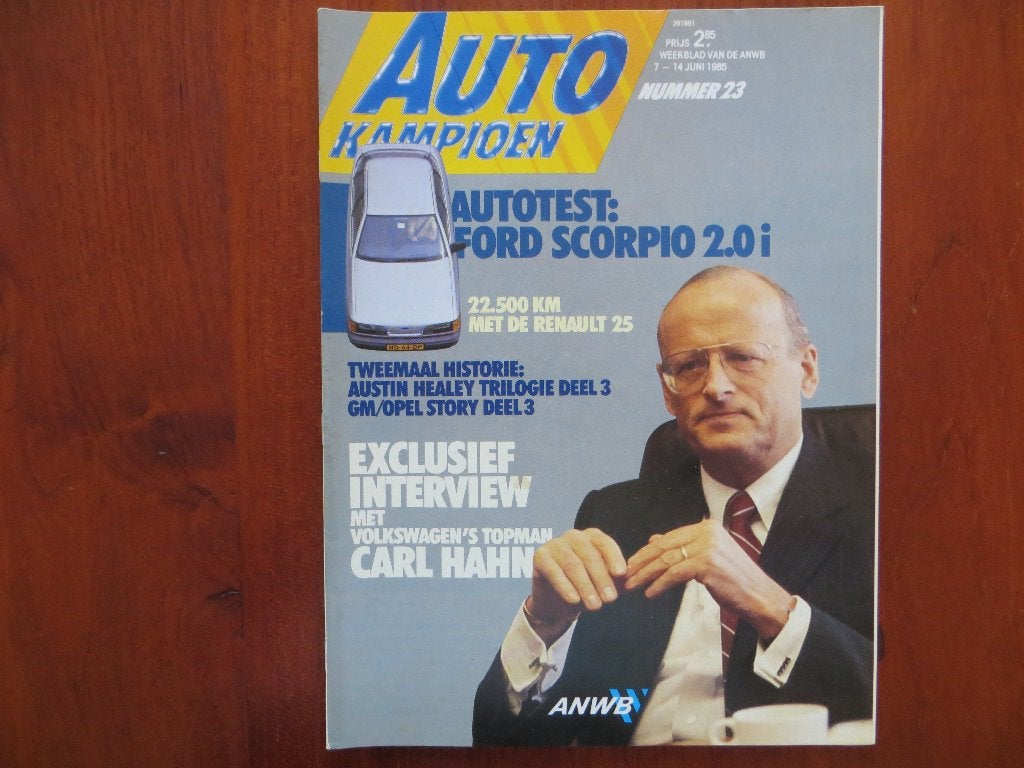 Autokampioen 23 1985 Ford Scorpio, Austin Healey, Renault 25, Ophalen of Verzenden, Nieuw, Ford