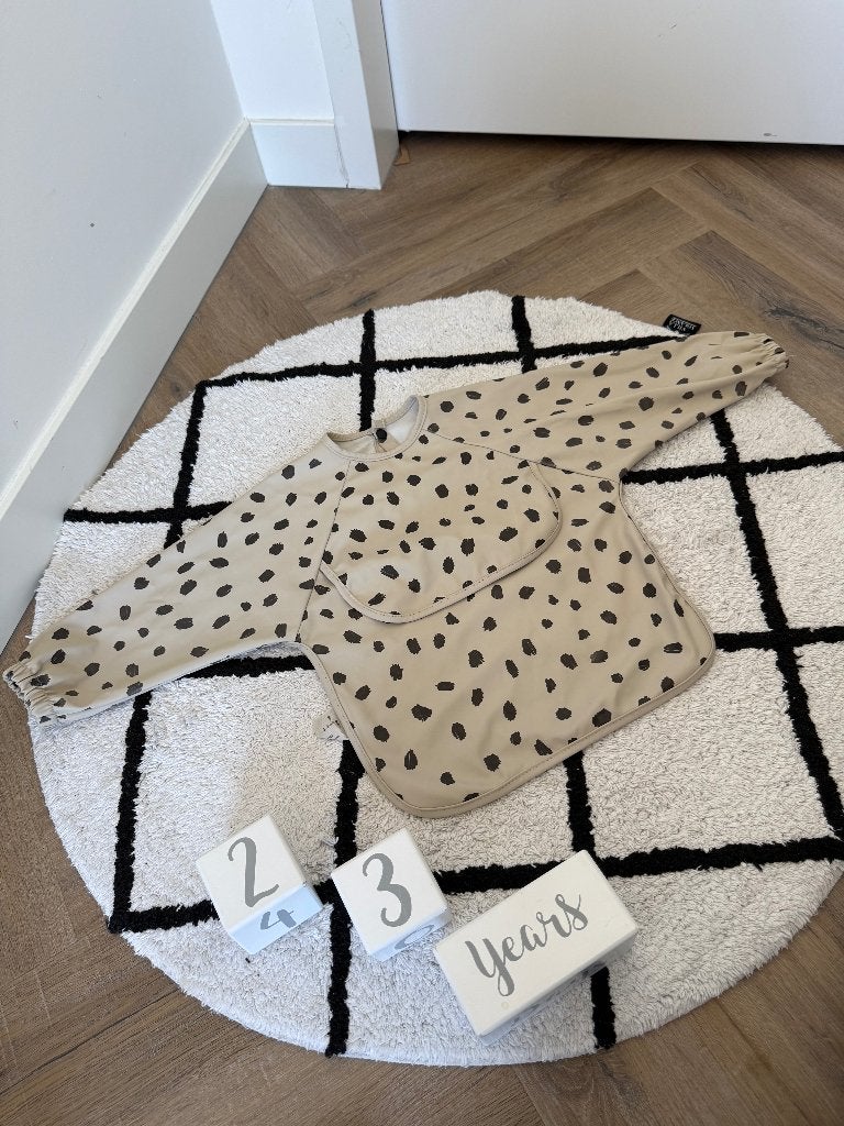 Heel goed beige zwart stip Liewood print knutsel schort M, Ophalen of Verzenden, Zo goed als nieuw