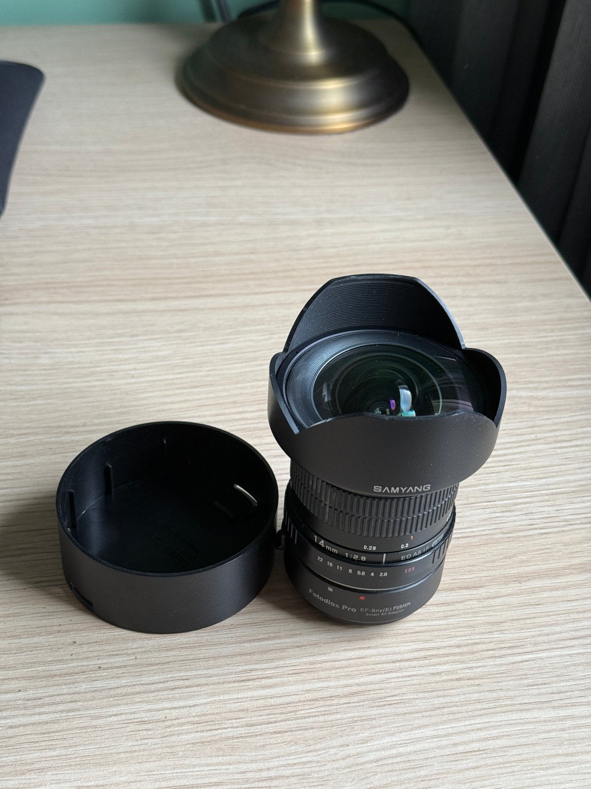 Samyang 14mm f/2.8 ED AS IF UMC Groothoeklens Canon EF, Ophalen, Autofocus, Samyang, Groothoeklens