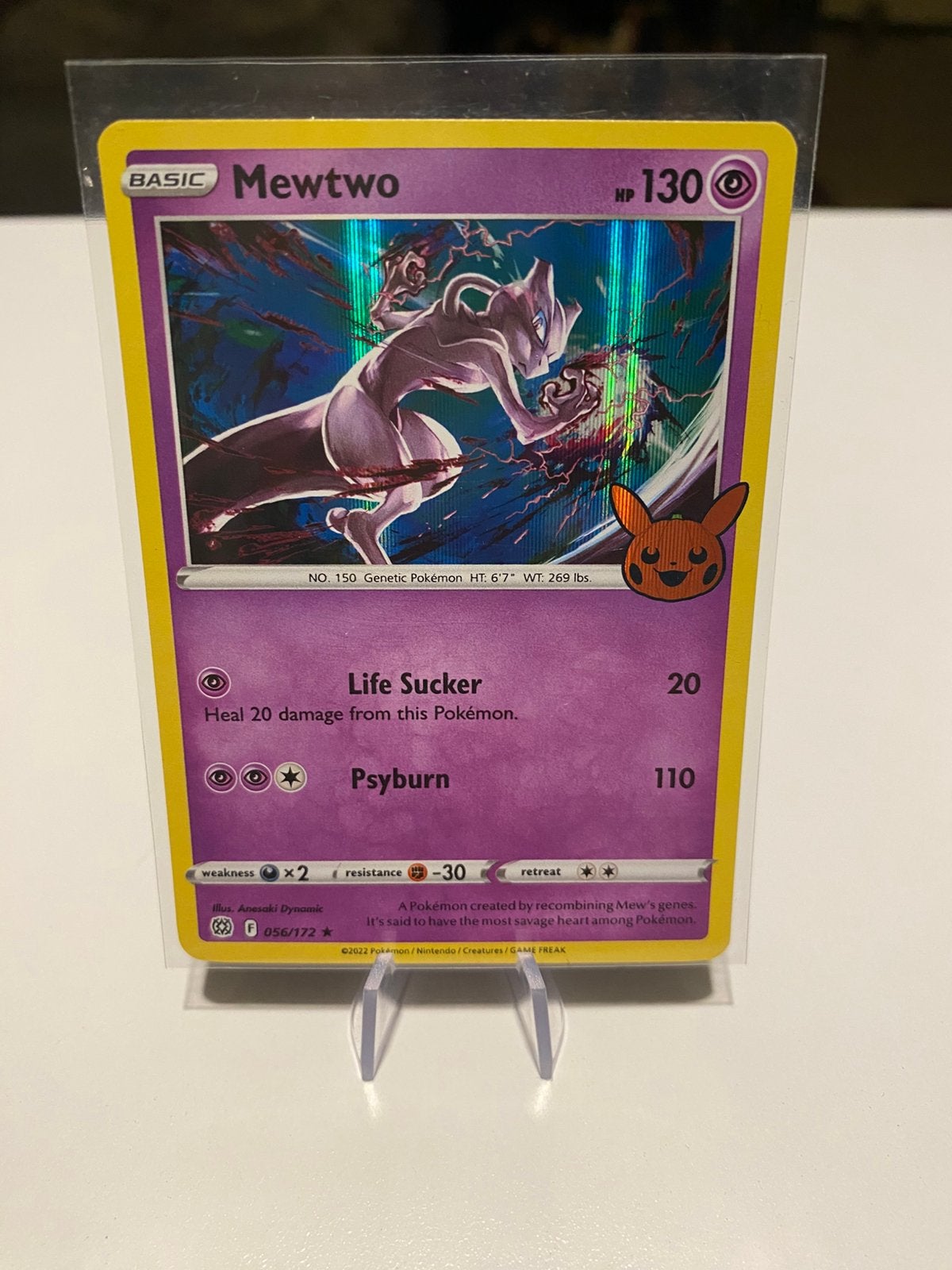 Mewtwo Holo NM, Ophalen of Verzenden, Zo goed als nieuw