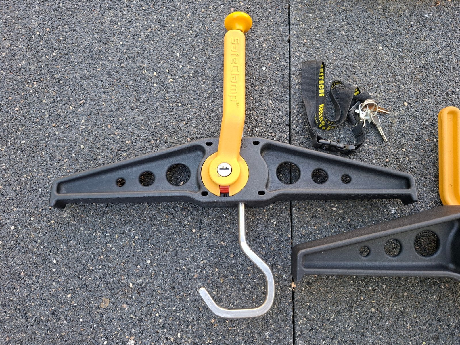 Rhino Products Safe Clamp Ladderklemmen (incl. 2 sleutels), Ophalen of Verzenden