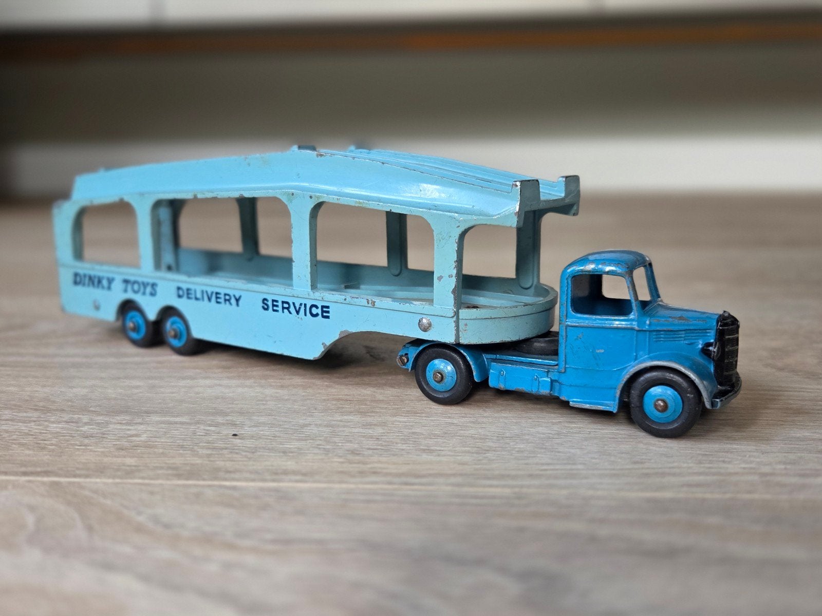 Vintage Dinky Supertoys 982 - Bedford Pullmore Car Transport, Ophalen of Verzenden, Gebruikt, Bus of Vrachtwagen, Overige merken