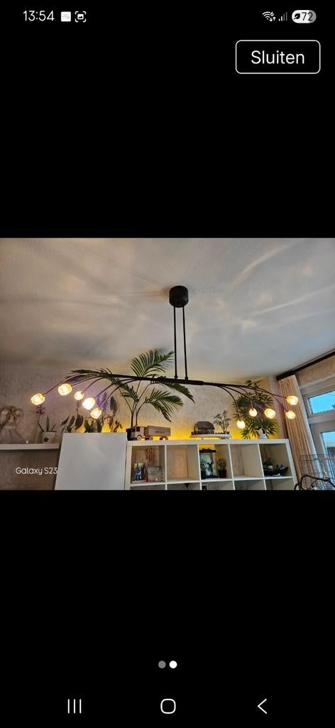 Retro plafond lamp, Ophalen of Verzenden, Minder dan 50 cm
