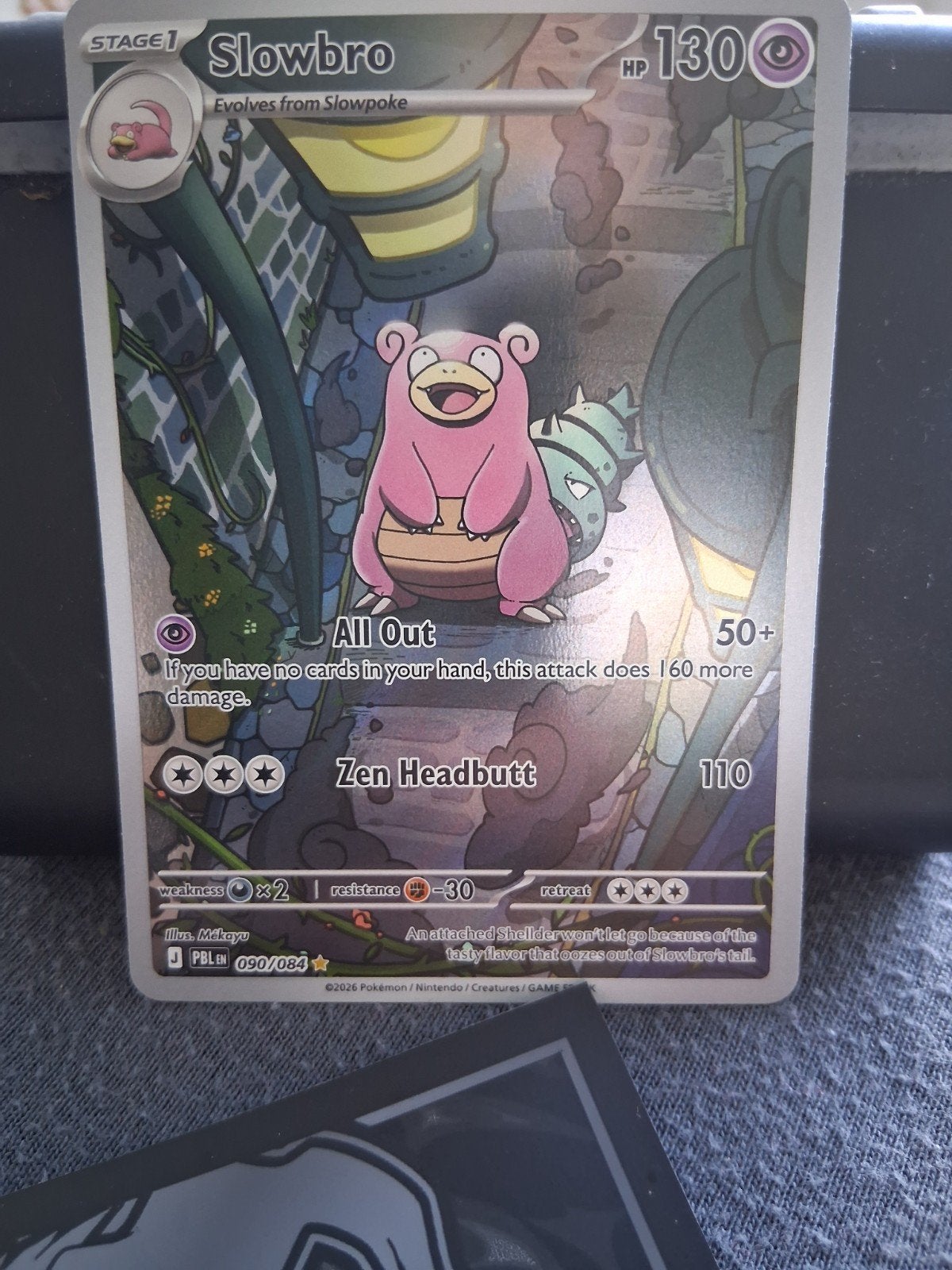 Slowbro Pokémon Kaart - JPB LBL 090/084, Ophalen of Verzenden, Zo goed als nieuw, Losse kaart