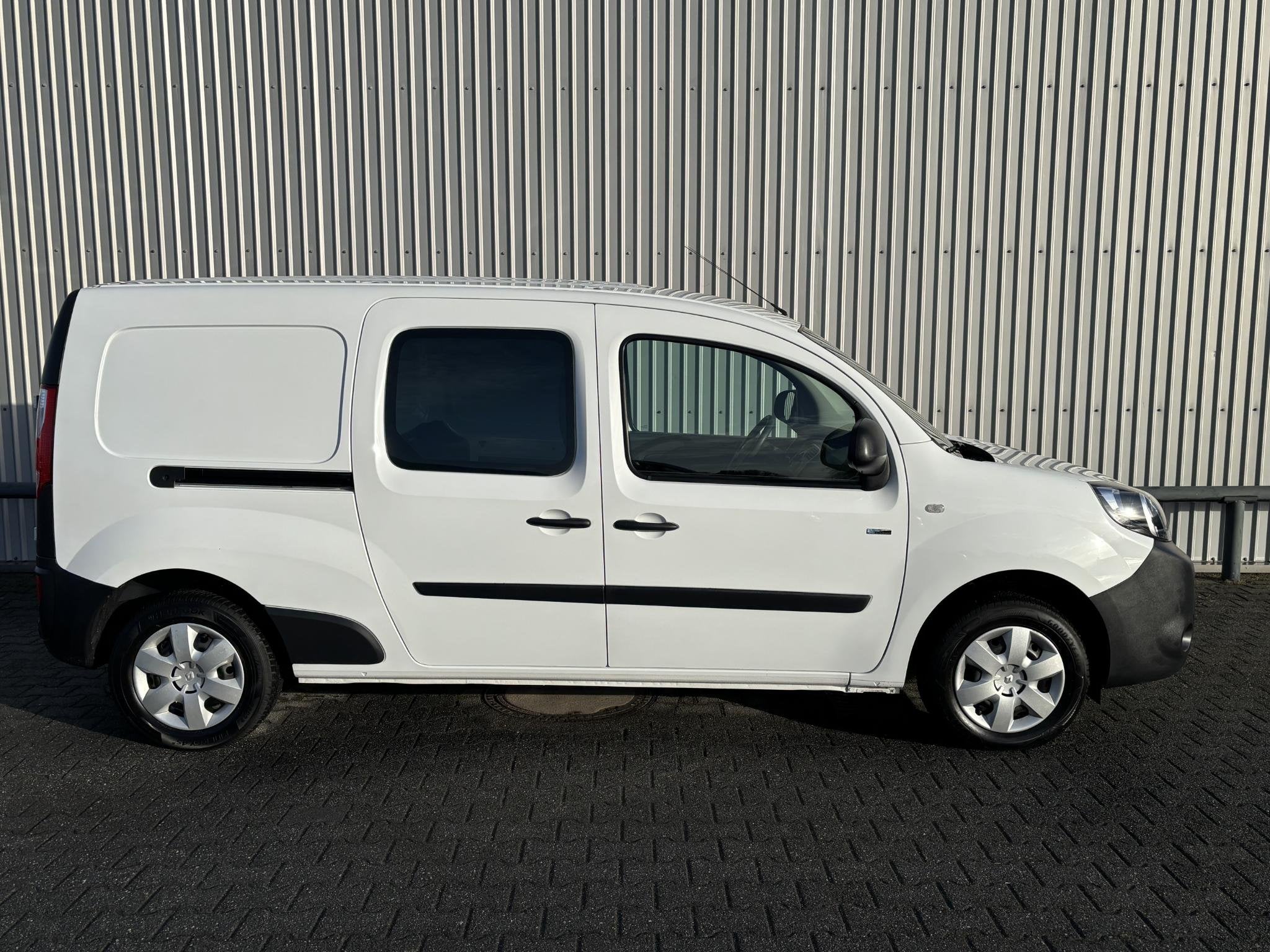 Renault Kangoo Z.E. Maxi*A/C*EX.ACCU*HUURACCU*BLUETOOTH*SCHU, Gebruikt, 322 kg, 33 kWh, Wit