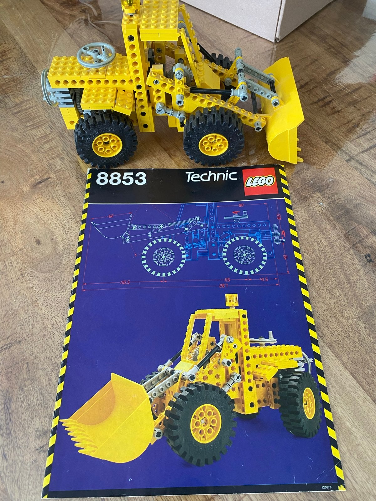 Lego Technic 8853 Shovel met handleiding, Kinderen en Baby's, Speelgoed | Duplo en Lego, Ophalen, Gebruikt
