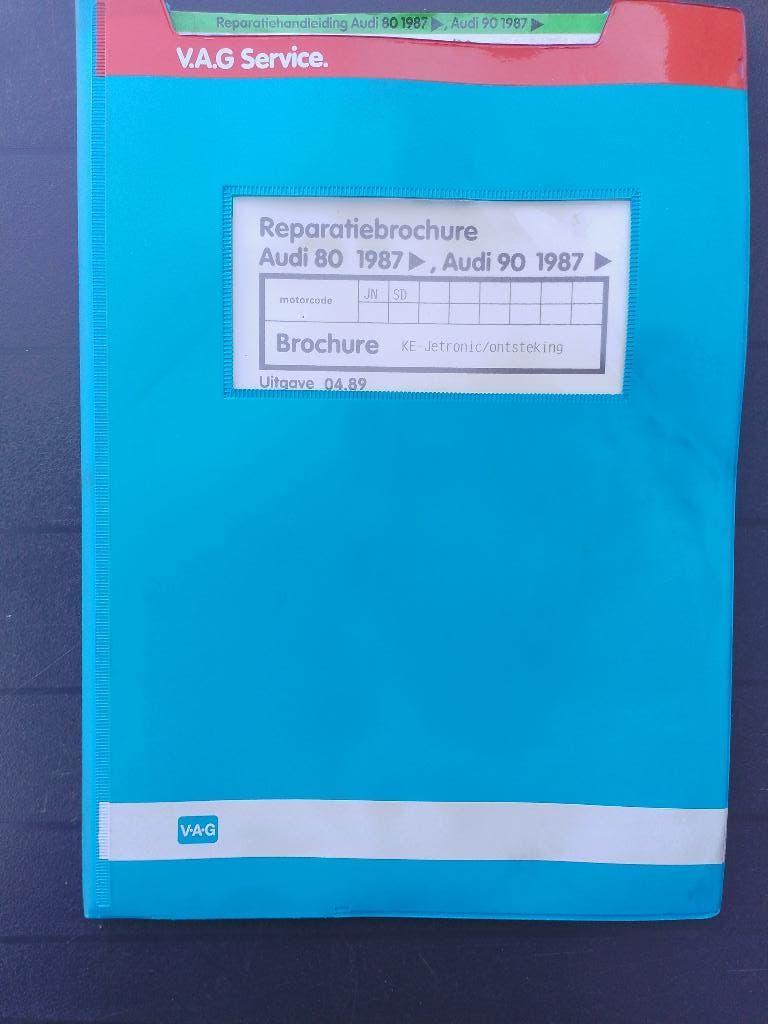 Werkplaatsboek Audi 80 B3 + Coupé B2 1.8 + 1.9 KE-Jetronic, Ophalen of Verzenden, Gelezen, Audi