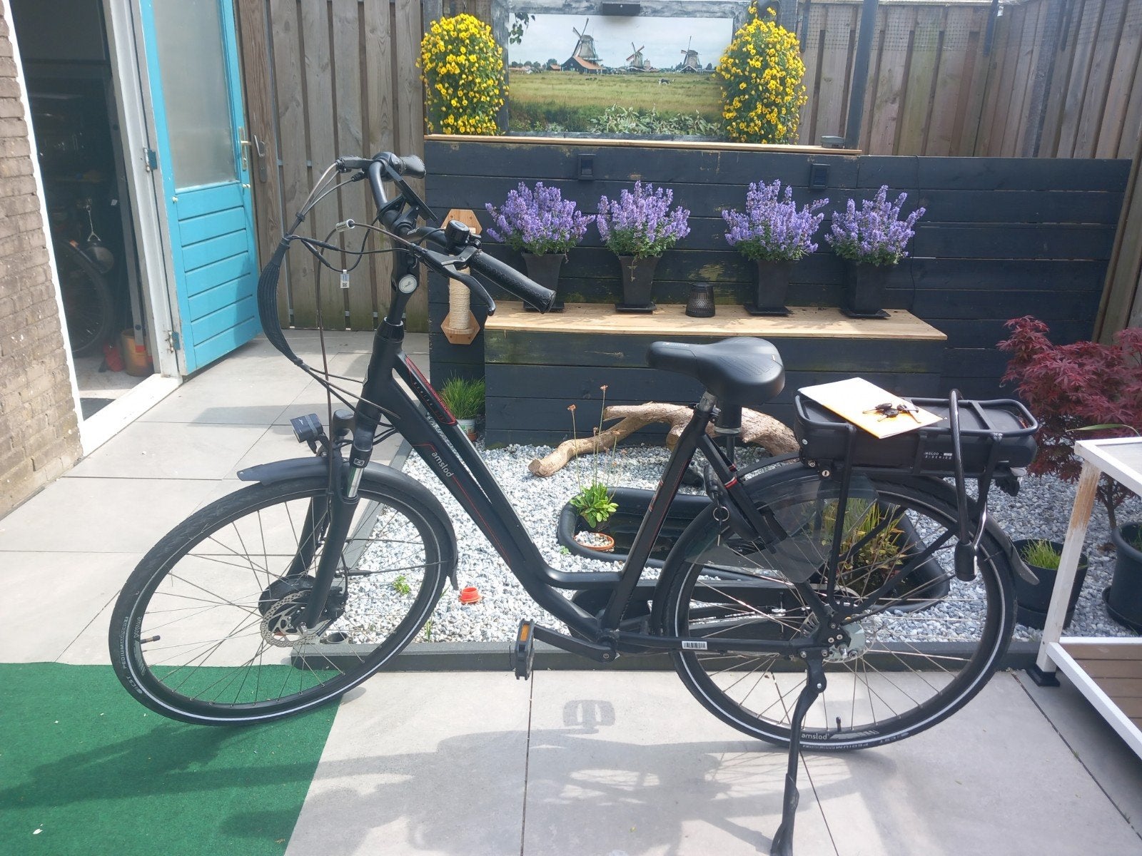 AMSLOD elektrische damesfiets 7 speed, 1475km, compleet, Ophalen