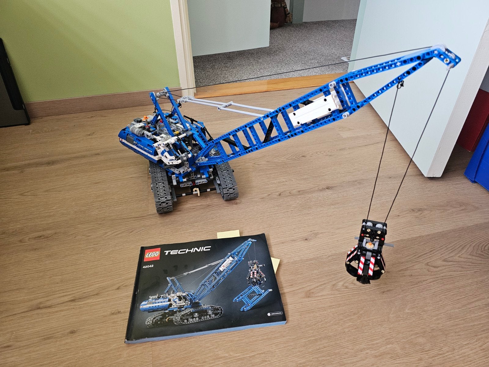 LEGO Technic 42042 Crawler Kraan met Power Functions, Ophalen of Verzenden, Gebruikt, Overige merken