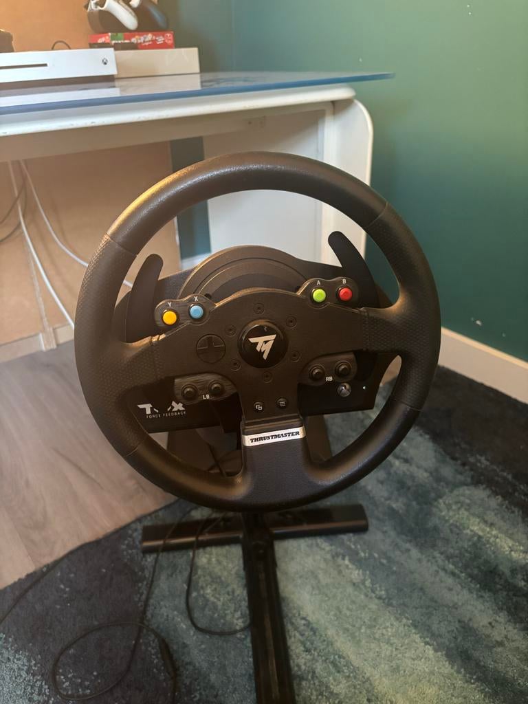 Thrustmaster TX Racing Wheel + T3PA Pedalen + Playseat, Spelcomputers en Games, Spelcomputers | Overige, Zo goed als nieuw, Overige merken