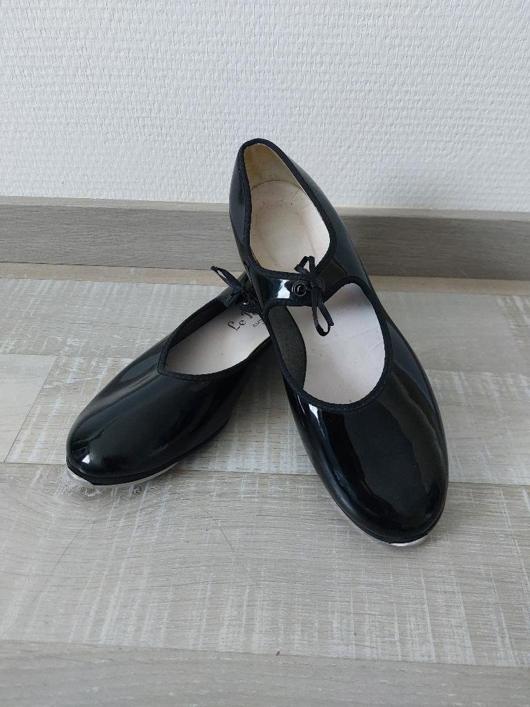 Tapdans schoenen mt 37, Zwart, Dansschoenen, Ophalen of Verzenden, Gedragen