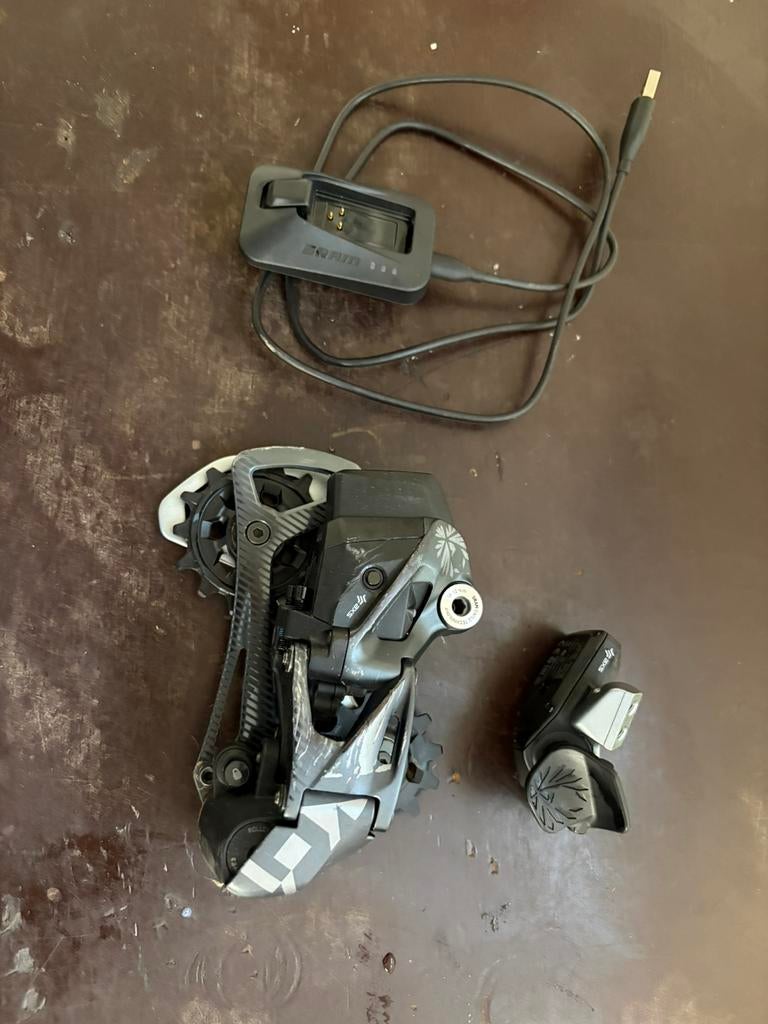 Sram XO1 AXS derailleur en schifter, Fietsen en Brommers, Fietsonderdelen, Ophalen of Verzenden, Zo goed als nieuw