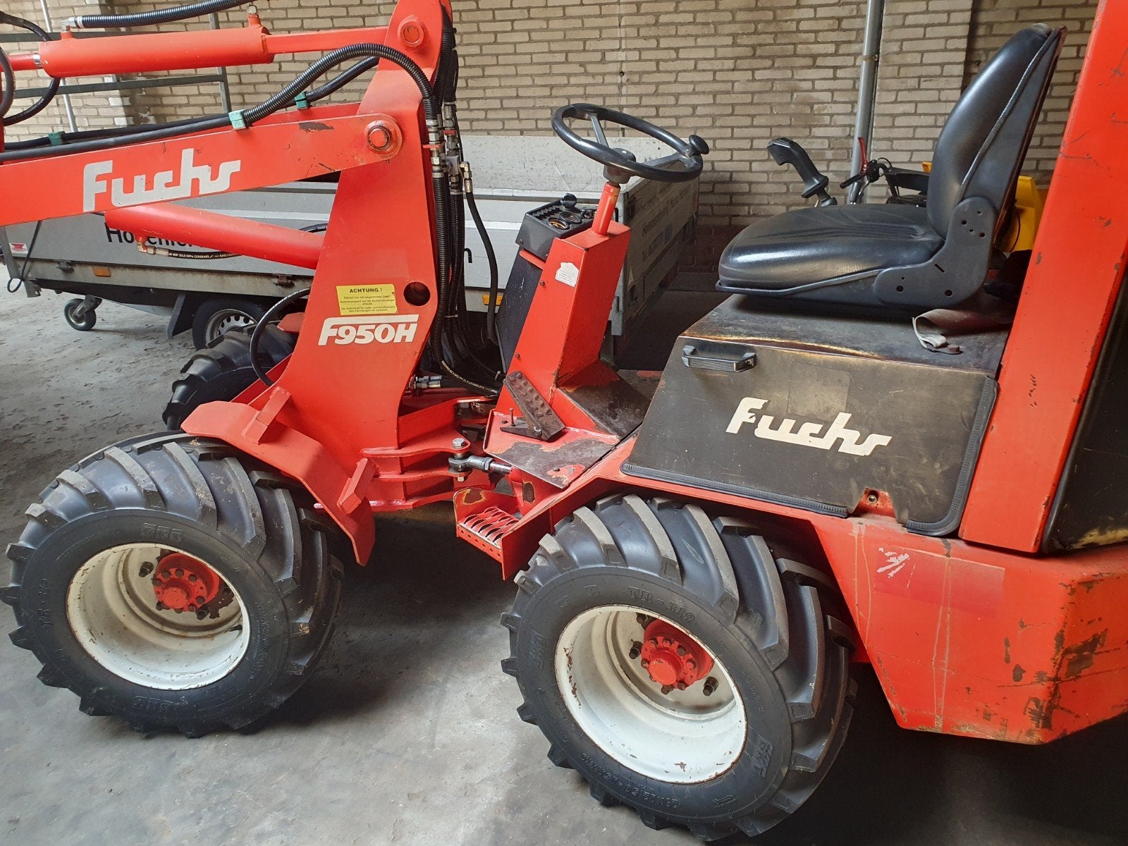 Fuchs f950 h shovel, Ophalen
