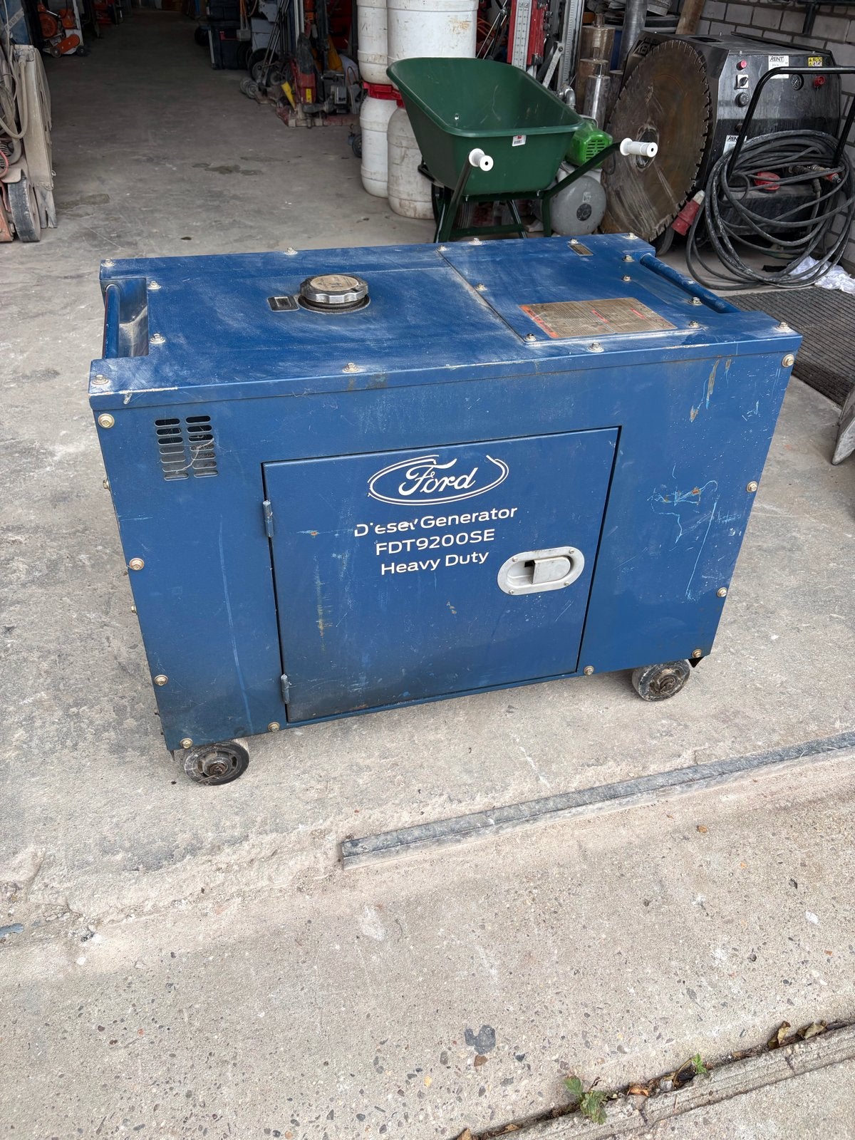 Ford FDT9200SE Diesel Generator - Zware Kwaliteit, Doe-het-zelf en Verbouw, Aggregaten, Ophalen, Gebruikt, Elektrisch startend