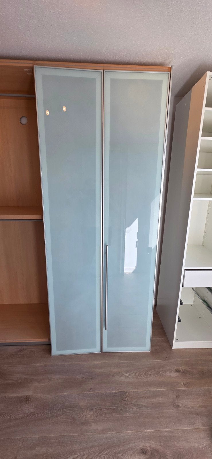 Poliform design kledingkast | matglas | grote garderobekast, Ophalen, Met deur(en), Gebruikt, 200 cm of meer