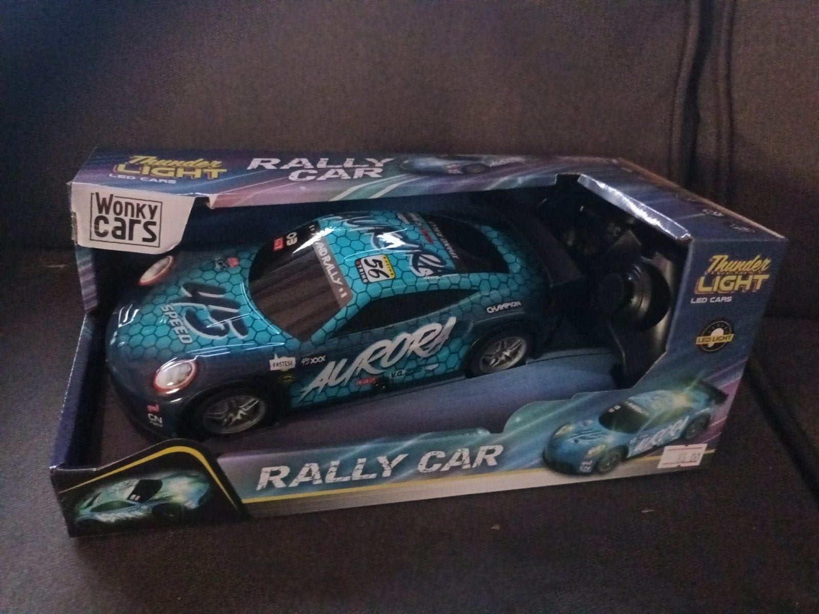 WonkyCars - Rally Car Thunder Light – 27 MHz - LED verlichti, Ophalen, Nieuw, Overige schalen
