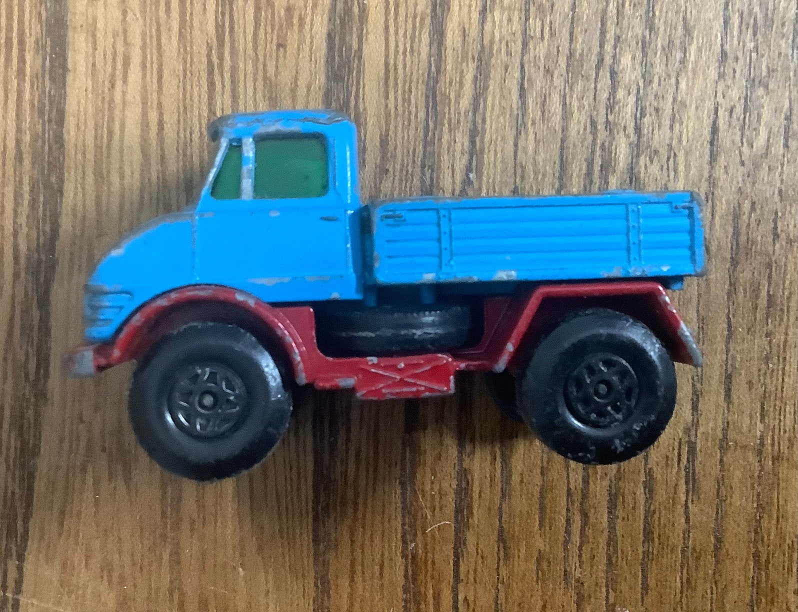 Oud schaalmodel matchbox  unimog no 49, Ophalen of Verzenden, Gebruikt, Overige typen