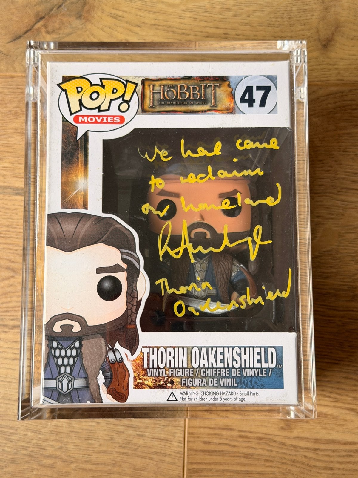 Richard Armitage Signed Thorin Funko – SWAU, Ophalen of Verzenden, Zo goed als nieuw