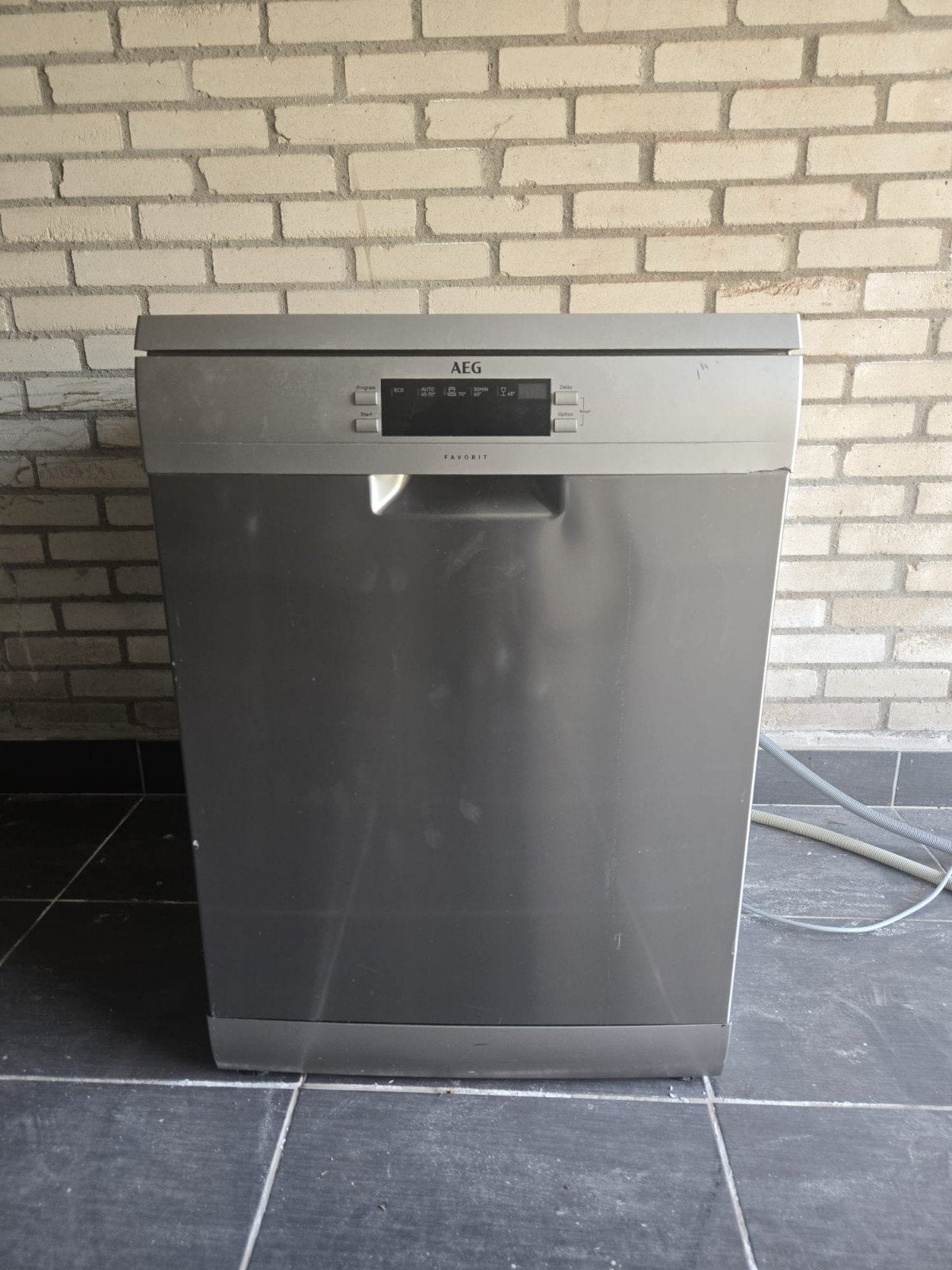 Nette AEG Vaatwasser RVS - Gebruikt maar werkt goed, Witgoed en Apparatuur, Ophalen