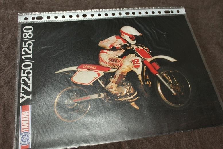 Yamaha YZ250 YZ125 YZ80 motorfiets verkoop folder cross, Motoren, Ophalen of Verzenden, Yamaha