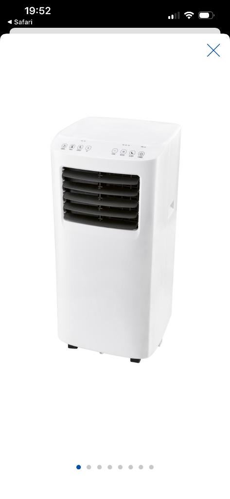 Silvercrest mobiele airco 7000 btu, Ophalen, Minder dan 60 m³, 3 snelheden of meer, Zo goed als nieuw