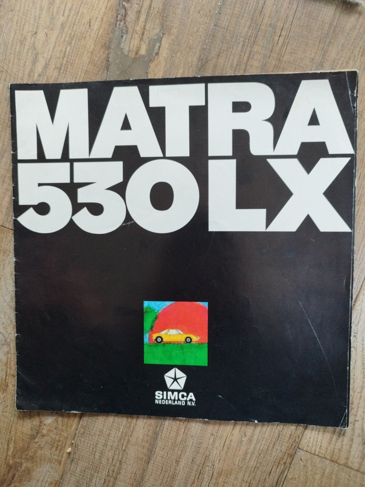 Matra 530 LX Brochure - Simca Nederland N.V. (1970), Simca Nederland N.V., Ophalen of Verzenden, Zo goed als nieuw, Overige merken